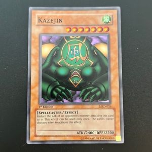 1st Edition Kazejin Yugioh